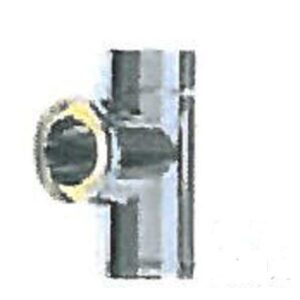 RACCORDO D.PA.INOX 316L T90° Ø 130 H MM 440