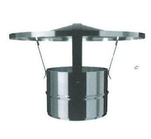 CAPPELLO CINESE INOX 316L D.PA. Ø 180