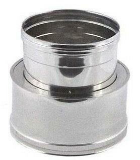 GIUNZIONE INOX 316L DOPP.-MONO Ø 130 H MM 190