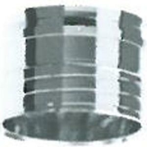 RACCORDO INOX 316L TUBO FLES/RIGIDO - FEMMINA ø130 H MM 135/25/40