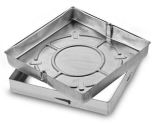 SIGILLO S3 ACCIAIO INOX AISI 304 CM 43x43 H 3