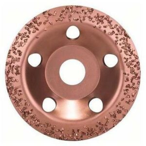 MOLA A TAZZA METALLO DURO ø115 G/M BORDO PIANO 2608 600176