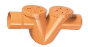 SIFONE O-O PVC ARANCIO ø 125