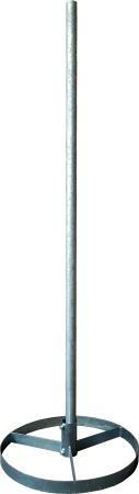 PALO TUBOLARE ANTIROTAZIONE FE. ZINC. ø48 MM MT 2 S/TAPPO