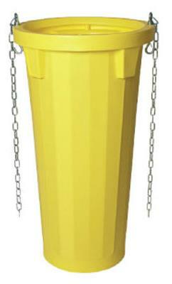 TUBO SCARICO GIALLO C/CATENE