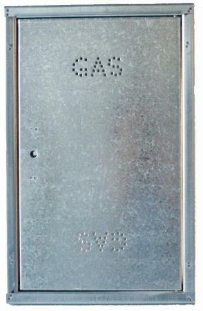 SPORTELLO ZINC. B40 H70 GAS TIPO PESANTE
