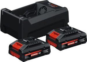 KIT 2 BATTERIE BOSCH EXPERT 18V-40 4AH+CARICABATTERIA GAL12V-18