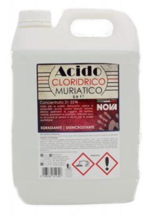 ACIDO CLORIDRICO/MURIATICO LT 5